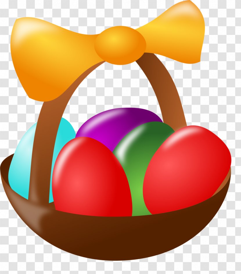 Easter Bunny Egg Basket Clip Art - Eggs Transparent PNG