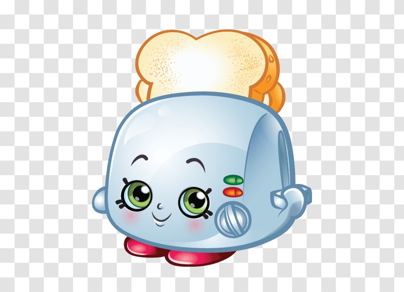 Toast Shopkins Stuffing Cake Bread - Watercolor - Avocado Character Transparent PNG