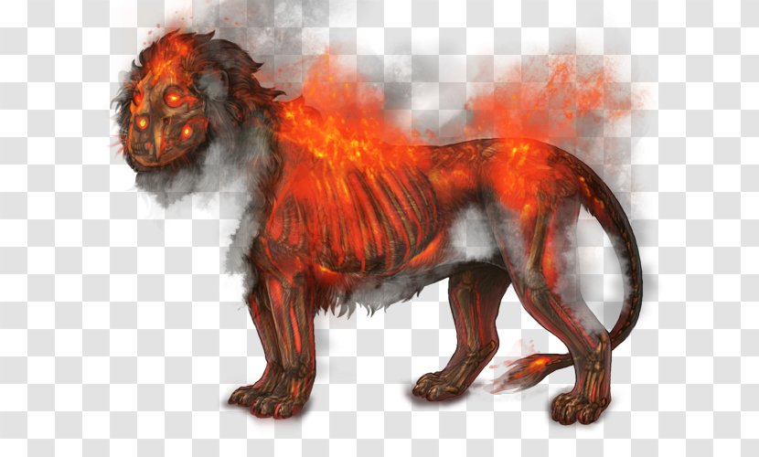 Lion Marozi Felidae Cheetah Mane - Color - Hellfire Transparent PNG