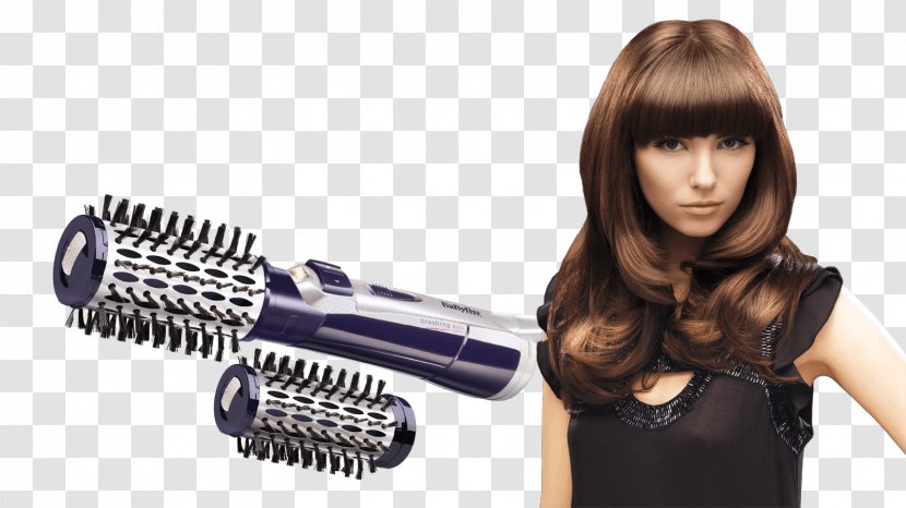 Babyliss Styling Brush AS550E Hairbrush Long Hair - Airbrush Transparent PNG