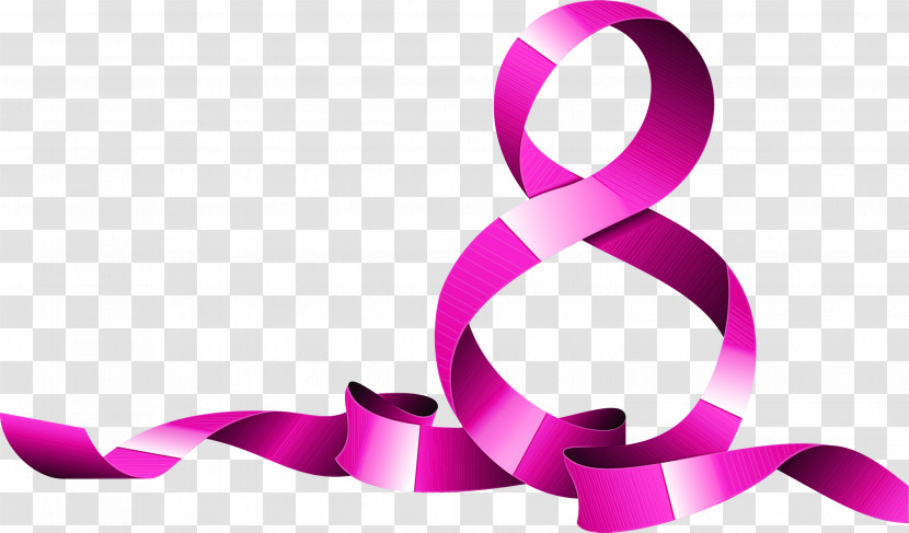 Pink Violet Purple Ribbon Magenta Transparent PNG
