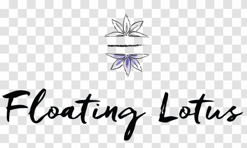 Logo Floating Lotus Calligraphy Graphic Design Font - Flower - Island Transparent PNG