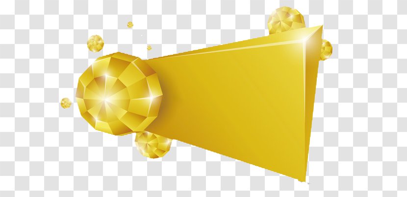 Computer Graphics - Yellow - Lynx Box Creative Title Transparent PNG
