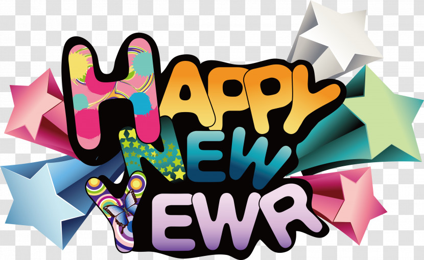 Happy New Year New Year Transparent PNG