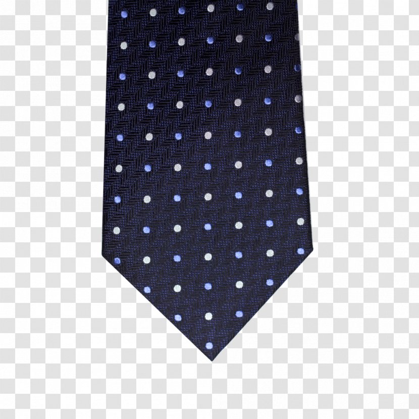 Polka Dot Necktie - Electric Blue - Purple Transparent PNG