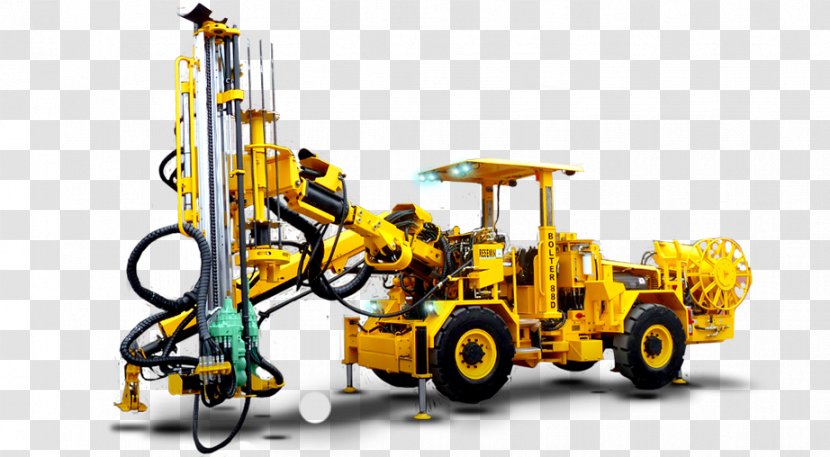 Heavy Machinery Underground Mining Drilling Rig - Vehicle - Coal Transparent PNG