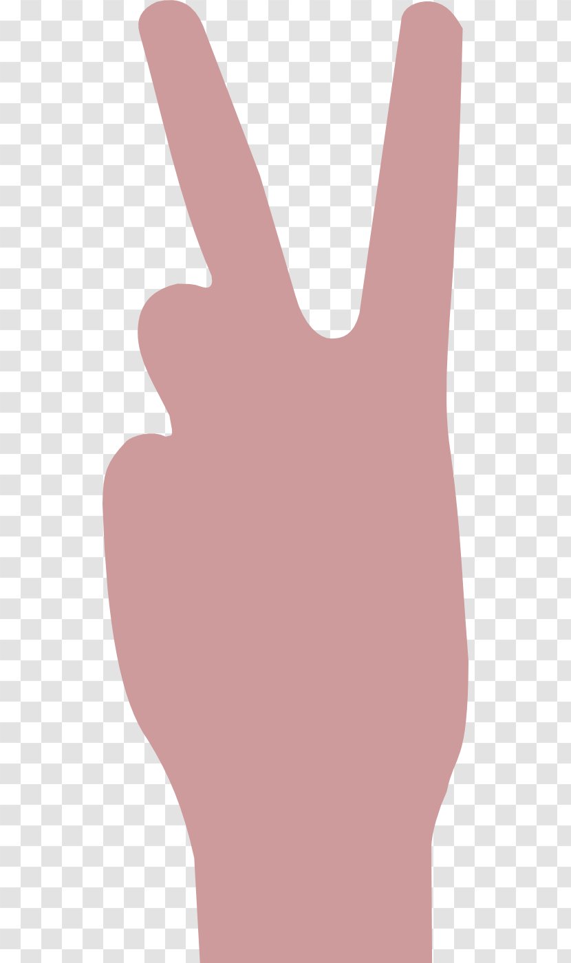 Thumb Pink Pattern - Flower - Peace Sign Template Transparent PNG