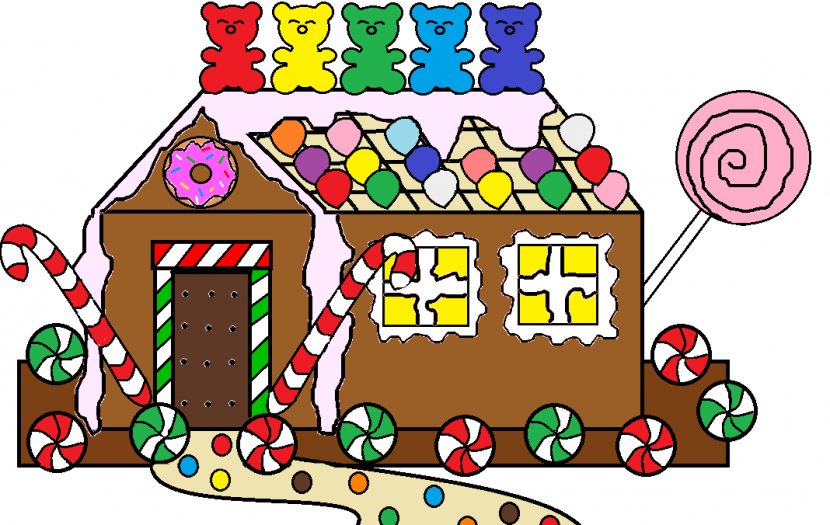 Gingerbread House Drawing Clip Art - Icing - Cliparts Transparent PNG