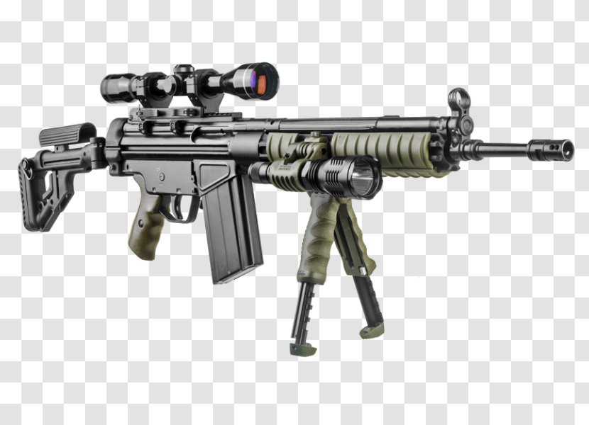 Heckler & Koch G3 AK-47 Handguard M4 Carbine Stock - Cartoon - Ak 47 Transparent PNG