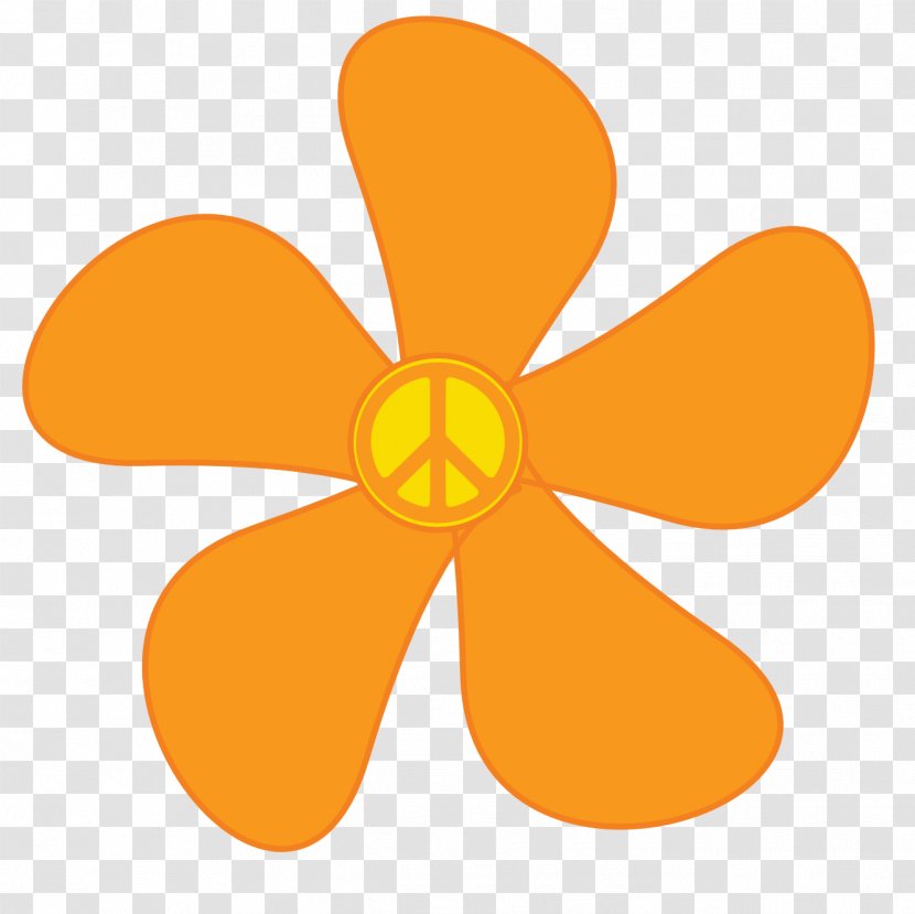 1960s Flower Power Clip Art - Peace Symbols - Clever Cliparts Transparent PNG