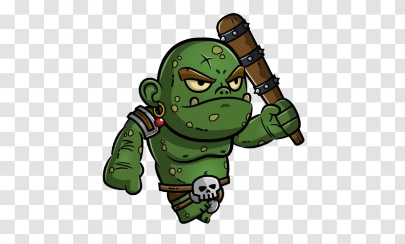 Animation Ogre - Hand-painted Style Transparent PNG