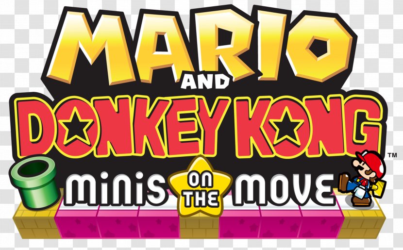 Mario Vs. Donkey Kong: Minis March Again! Kong 2: Of The Mini-Land Mayhem! And On Move - Nintendo 3ds Transparent PNG