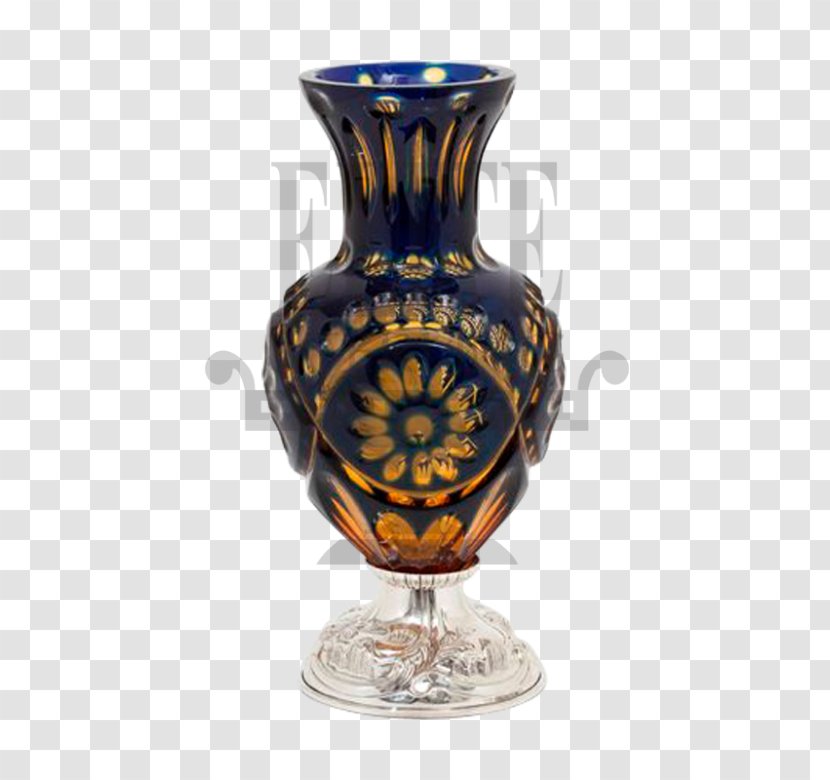 Vase Ceramic Pottery Cobalt Blue Urn - Metal Vases Transparent PNG