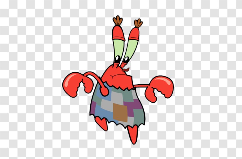 Mr. Krabs Crab Cartoon - Flower - Ragged Boss Transparent PNG