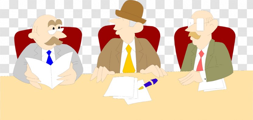 Cartoon Clip Art - Communication - Business Meeting Transparent PNG