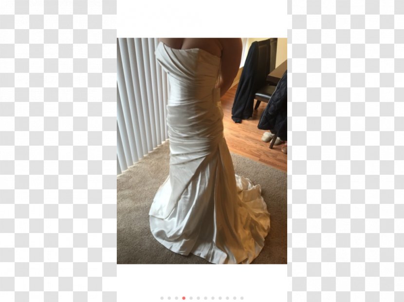 Wedding Dress Shoulder Cocktail Satin - Party Transparent PNG