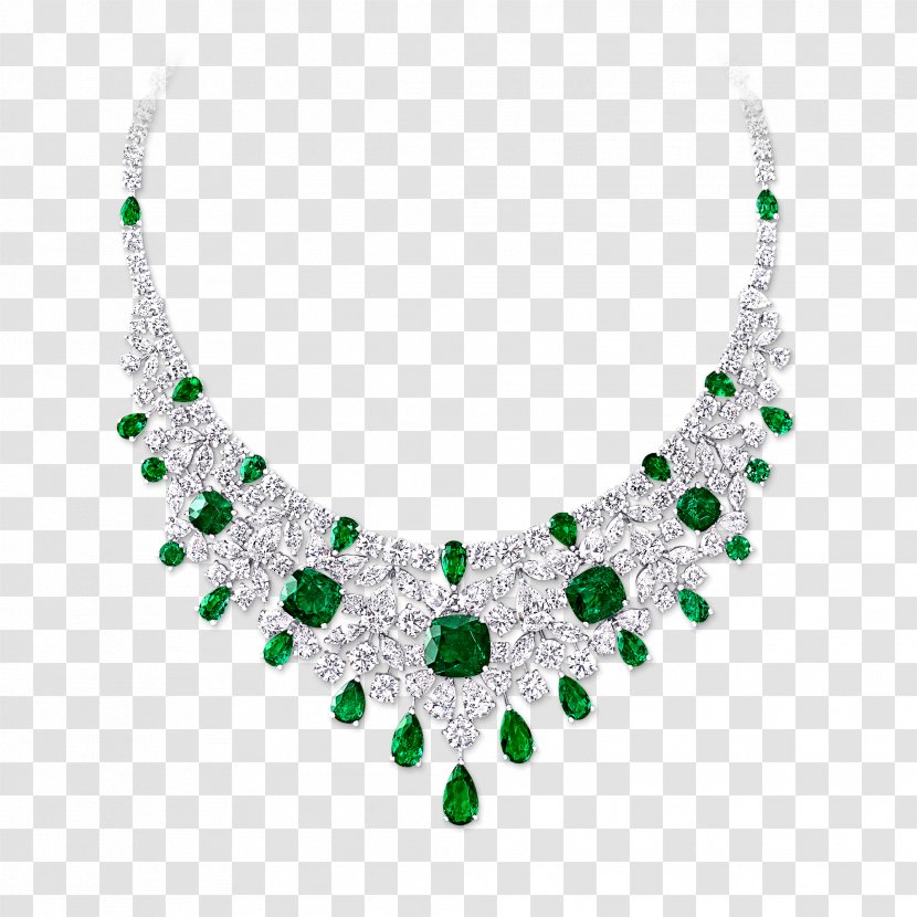 Emerald Earring Graff Diamonds Necklace Jewellery - Body Jewelry - Gem Transparent PNG