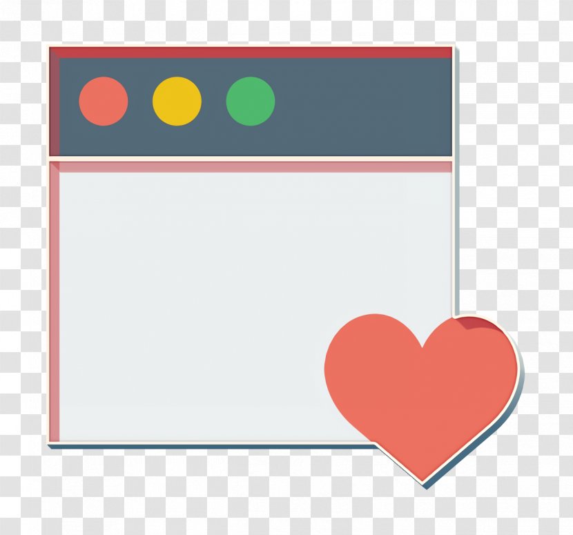 Interaction Assets Icon Browser Internet - Heart - Paper Product Rectangle Transparent PNG