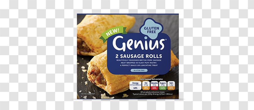 Sausage Roll Puff Pastry Junk Food Gluten - Tesco Transparent PNG