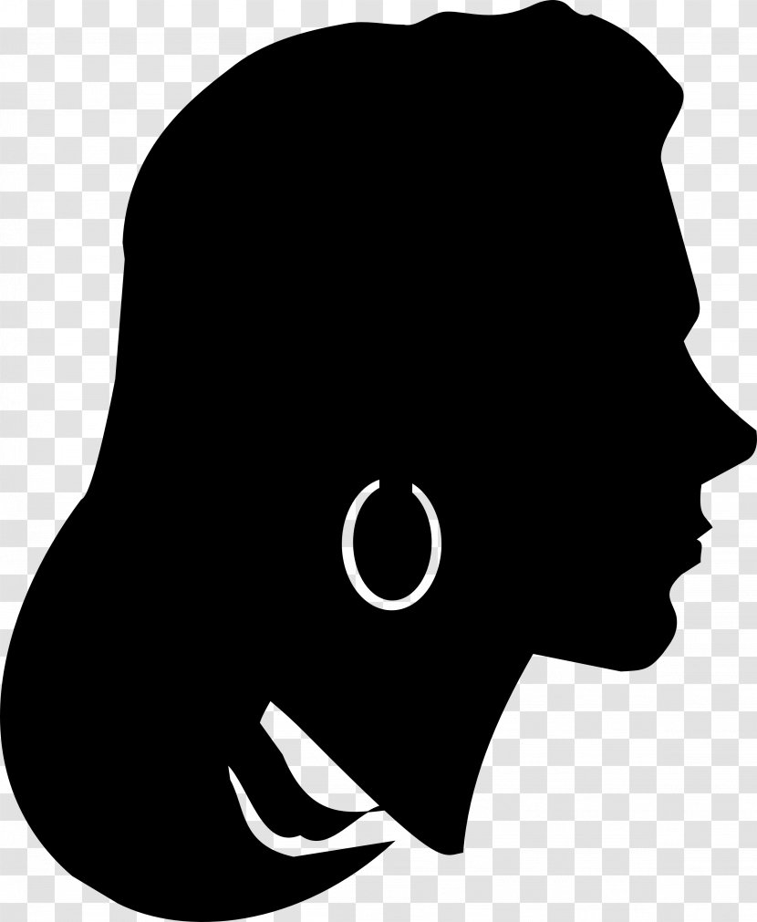 Woman Clip Art - Silhouette - Q Vector Transparent PNG