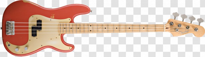Fender Precision Bass Jaguar Guitar Fingerboard - Cartoon Transparent PNG