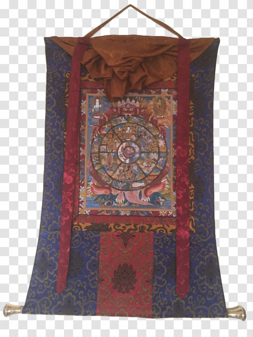 Thangka Tibetan Buddhism Prayer Flag Bhavacakra - Buddhist Beads - Hand-painted Man Avatar Transparent PNG