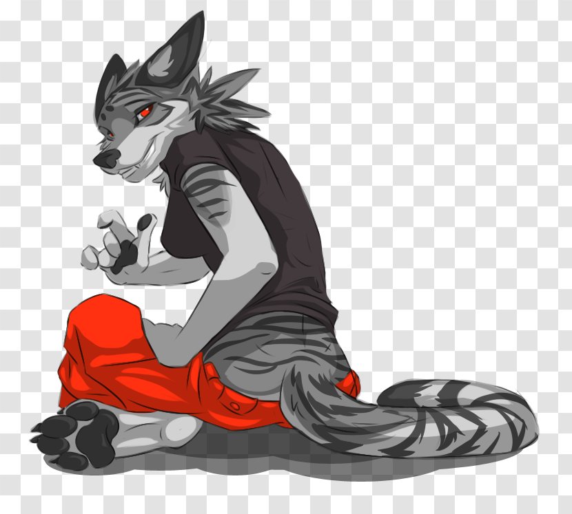 Gray Wolf Furry Fandom Werewolf - Silhouette Transparent PNG