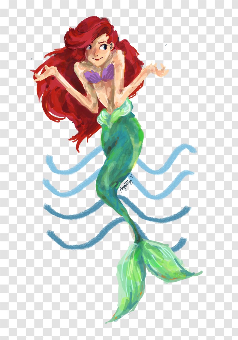 Mermaid Flowering Plant Cartoon Transparent PNG