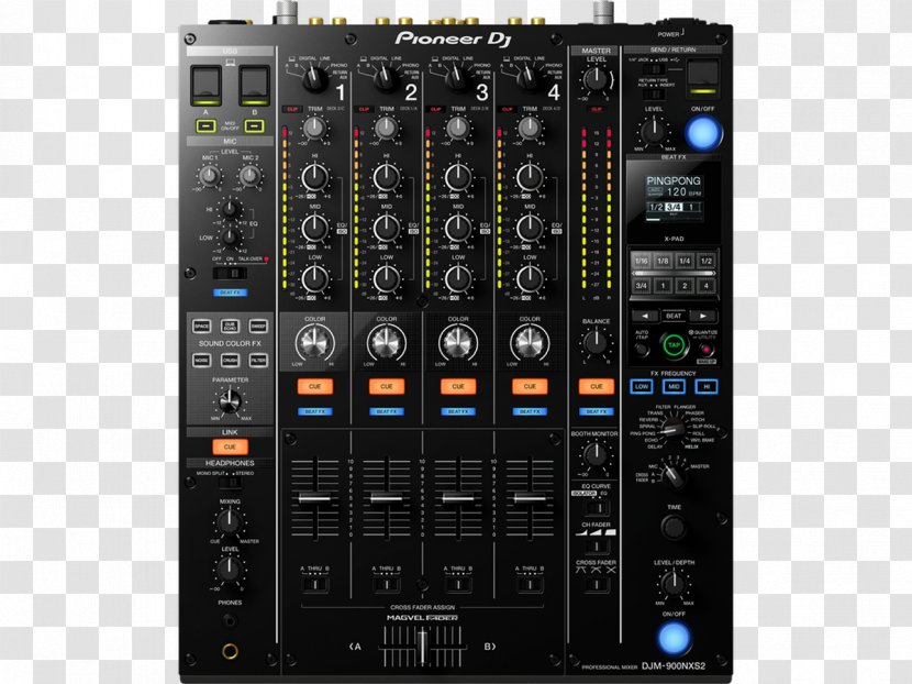 DJ Mixer Audio Mixers DJM Disc Jockey CDJ - Cartoon - Ping Pong Transparent PNG