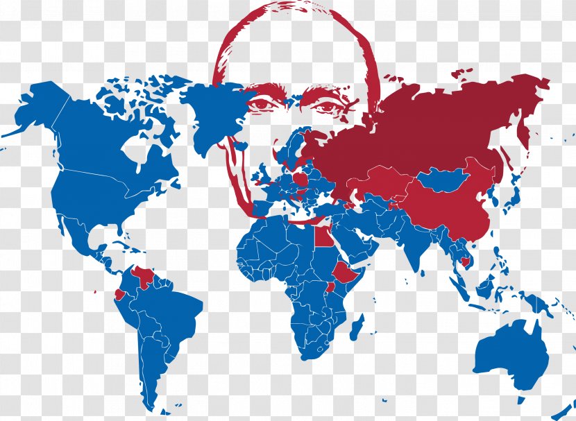 World Map Globe - Blue Transparent PNG