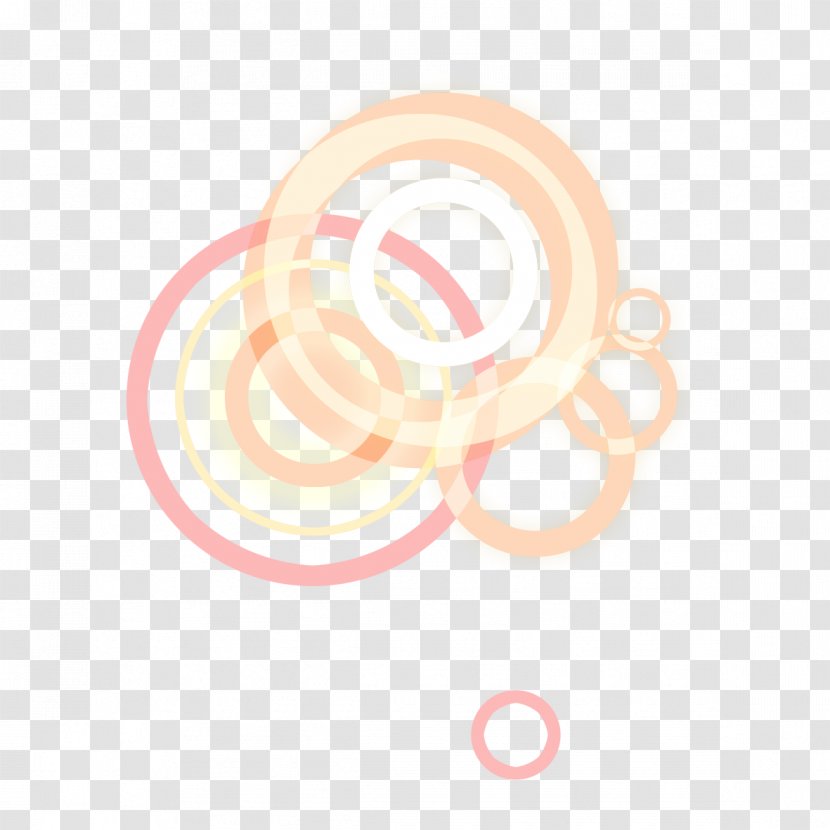 Industrial Design Font - Peach - Circle Round Transparent PNG