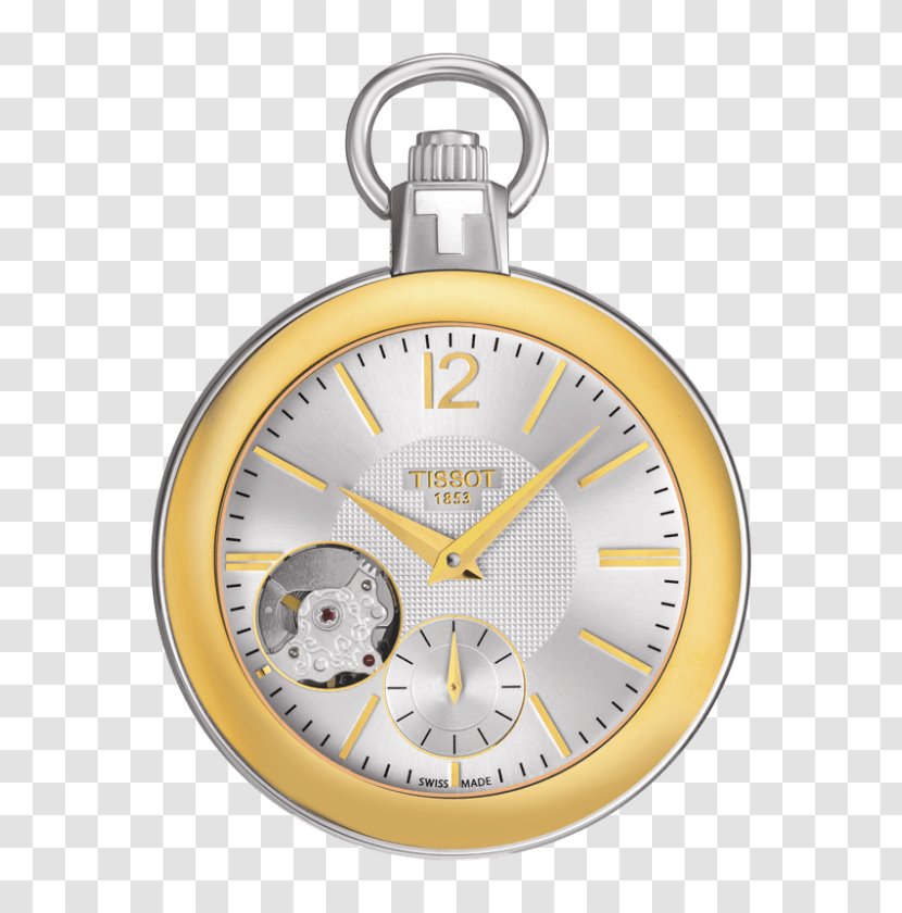 Pocket Watch Tissot Clock Mechanical - Home Accessories Transparent PNG