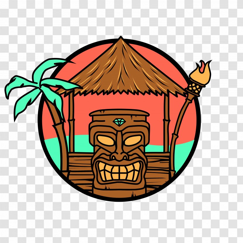 Tropical Tiki Huts Builder & Repair Service Bar Clip Art - Shed Transparent PNG