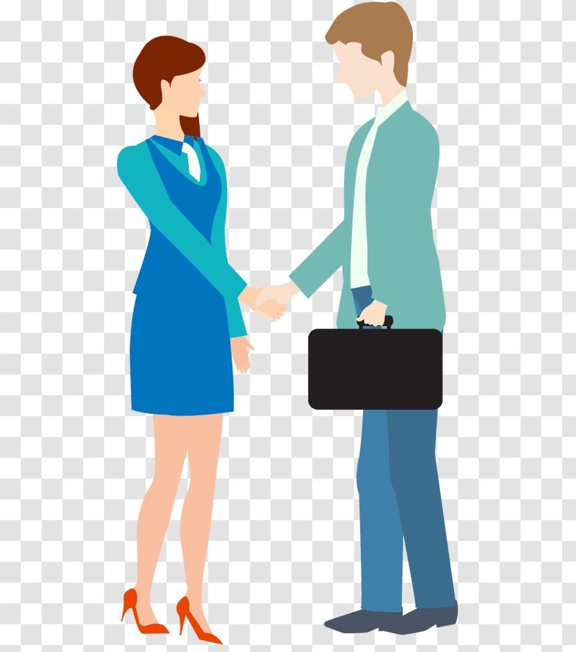 Businessperson Handshake Sales Clip Art - Silhouette - Business People Transparent PNG