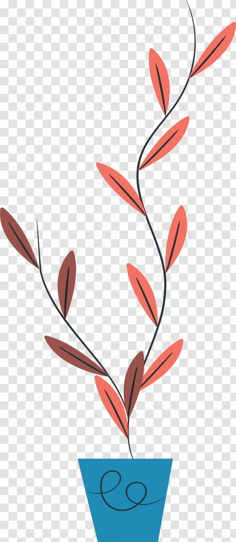 Leaf Plant Stem Watercolor Painting Twig Petal Transparent PNG