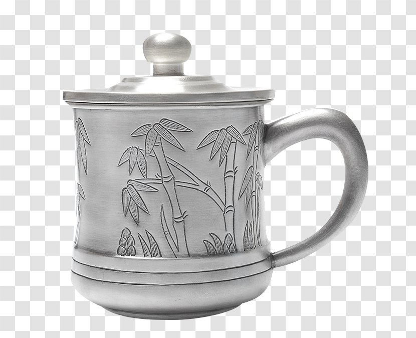 Mug Cup Lid - Vintage Silver Transparent PNG