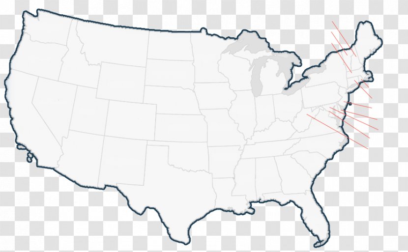 Map United States American English Vecteur - Area Transparent PNG