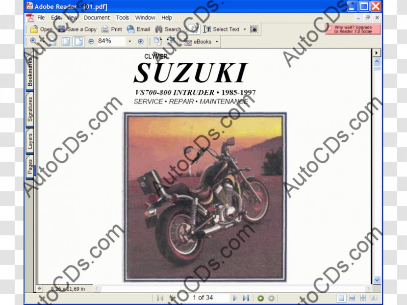 Clymer Suzuki VS700-800 Intruder Twins, 1985-1994 Intruder, 1985-2002 Mode Of Transport Brand Font - Book Transparent PNG