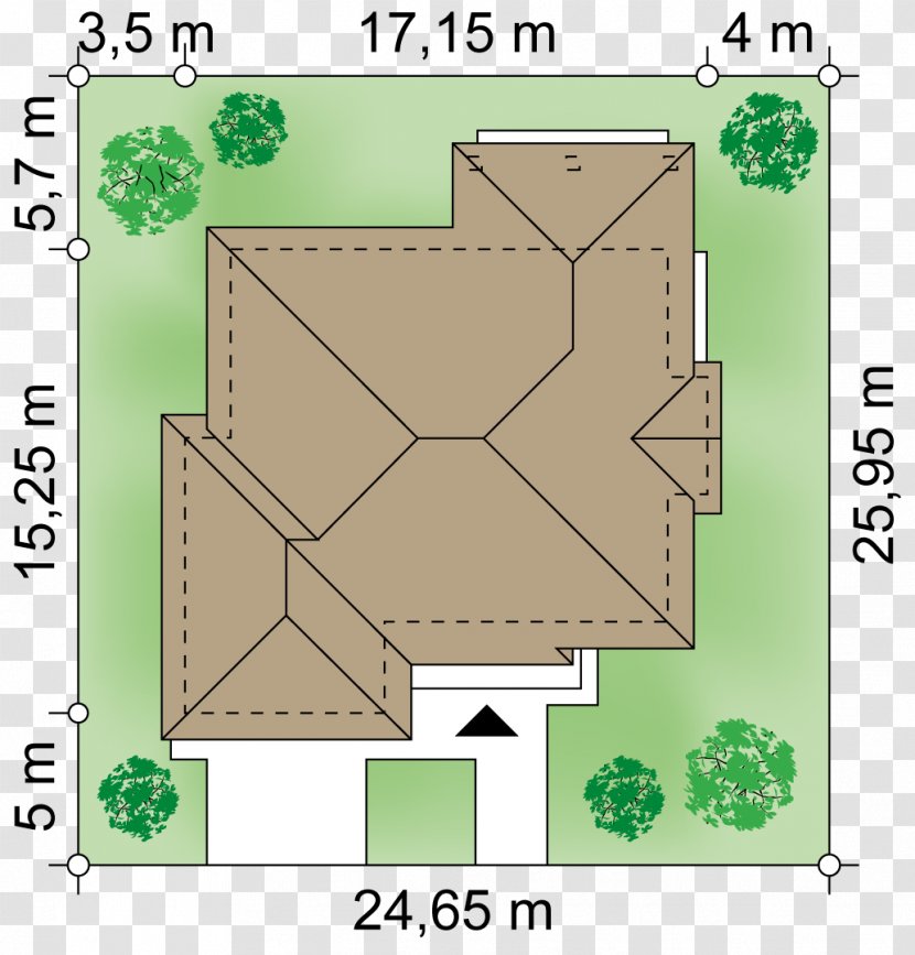 Floor Plan House Facade - Grass Transparent PNG