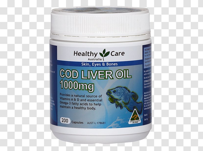 Dietary Supplement Fish Oil Cod Liver Vitamin Health - Healthy Transparent PNG