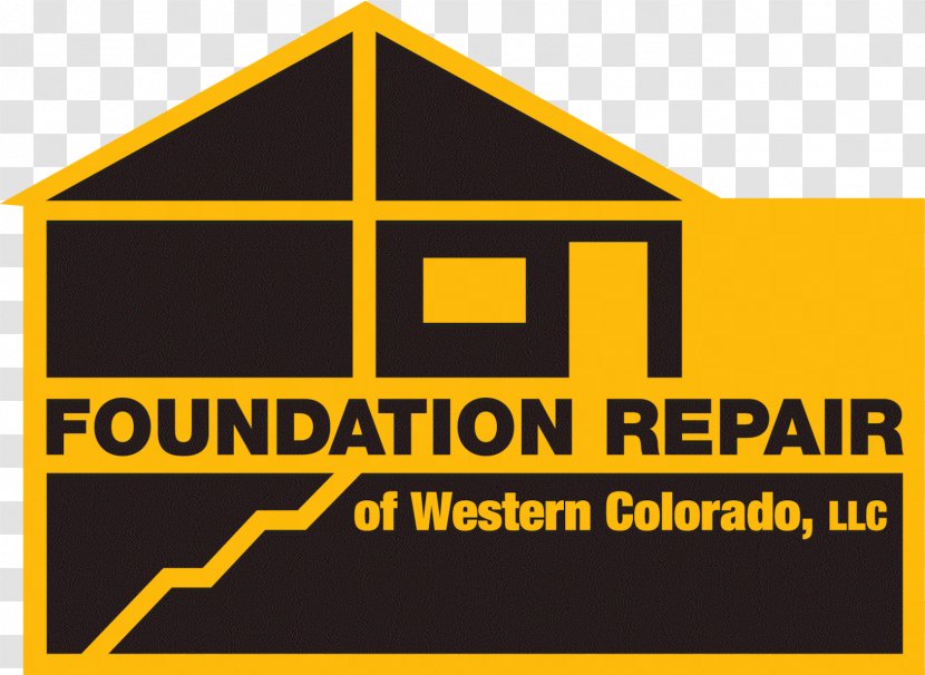 Foundation Repair Of Western Colorado Logo Business Brand - Yellow - House Transparent PNG