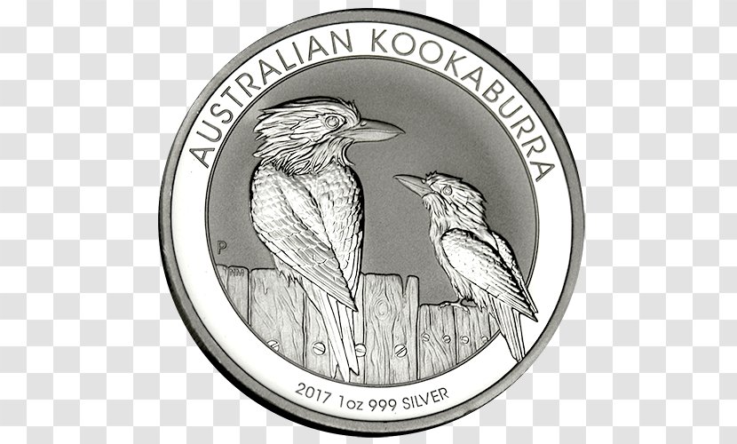 Silver Coin Australian Kookaburra Transparent PNG