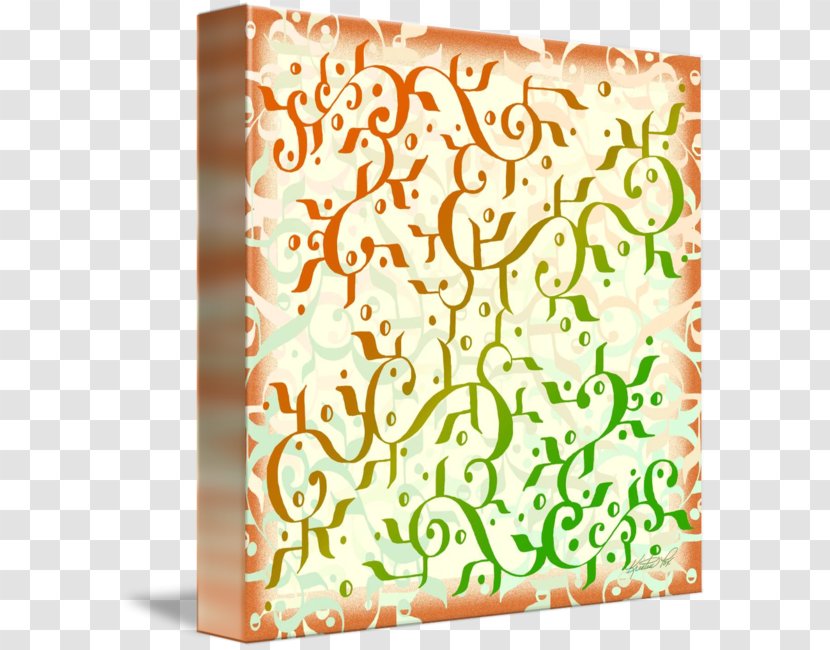 Imagekind Art Canvas Gallery Wrap Printmaking - Printing - Arabic Abstract Transparent PNG