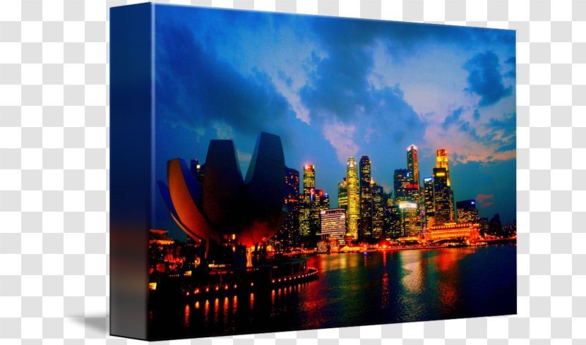 Modern Art Picture Frames Architecture Sky Plc - Skyline - Singapore City Transparent PNG