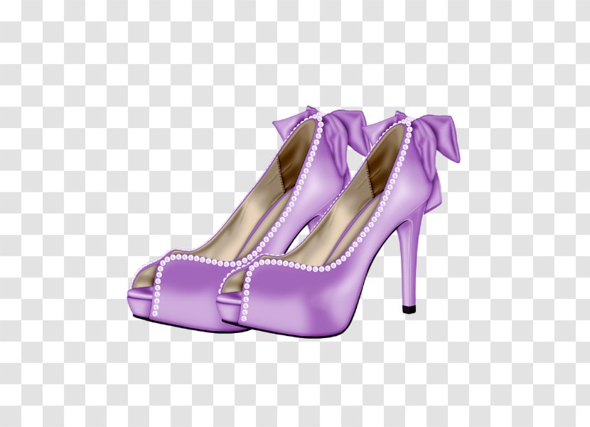 Court Shoe High-heeled Footwear Boot - Lilac - Purple High Heels Transparent PNG