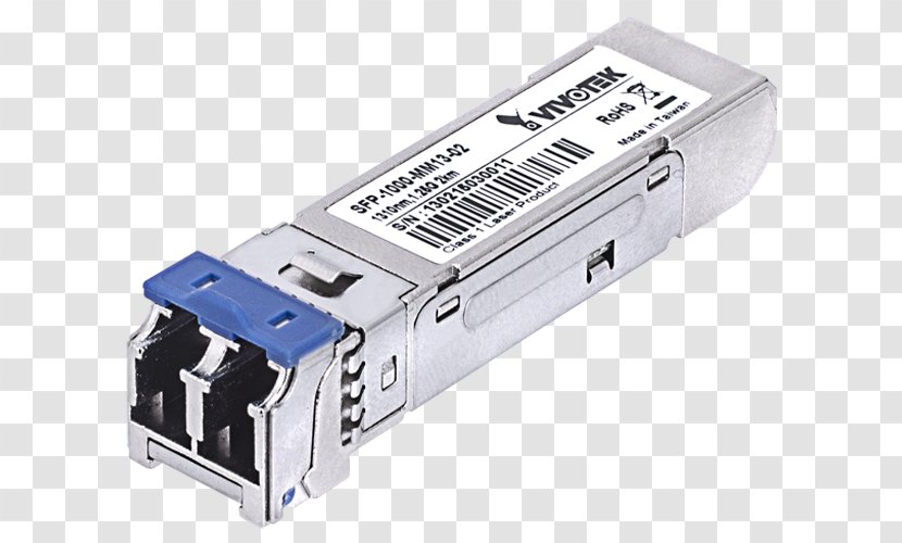 Electrical Connector Small Form-factor Pluggable Transceiver Gigabit Interface Converter Multi-mode Optical Fiber - Fibra Optica Transparent PNG