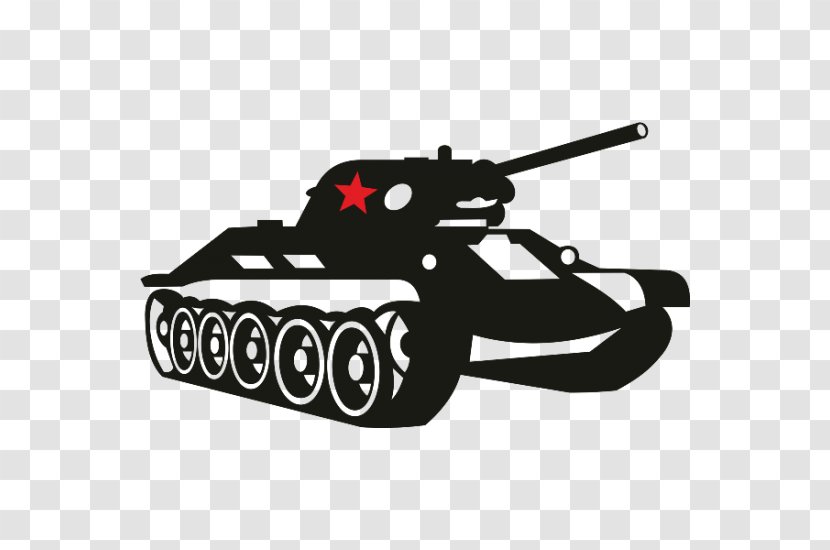 World Of Tanks T-34 Car Sticker - Weapon - Tank Transparent PNG