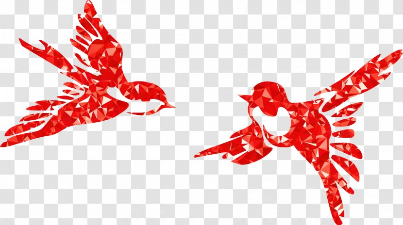 Bird Swallow Silhouette Clip Art - Hummingbird - Ruby Transparent PNG