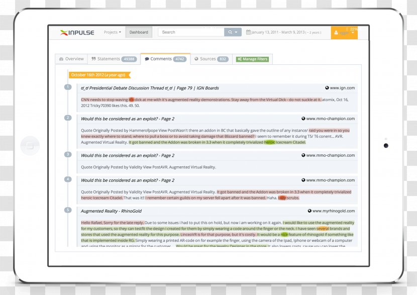 Computer Program Web Page Screenshot - Document - Sentiment Analysis Transparent PNG