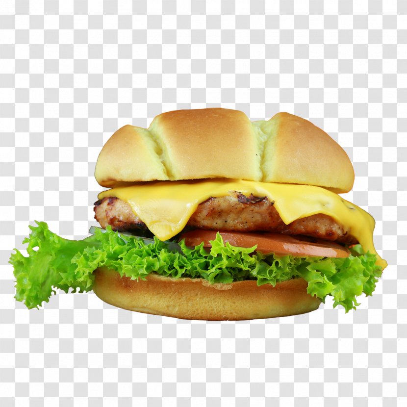 Hamburger Fast Food Junk Cheeseburger Breakfast Sandwich - Slider - Hotdog Transparent PNG